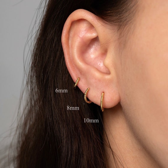 Small wire cheap hoop earrings