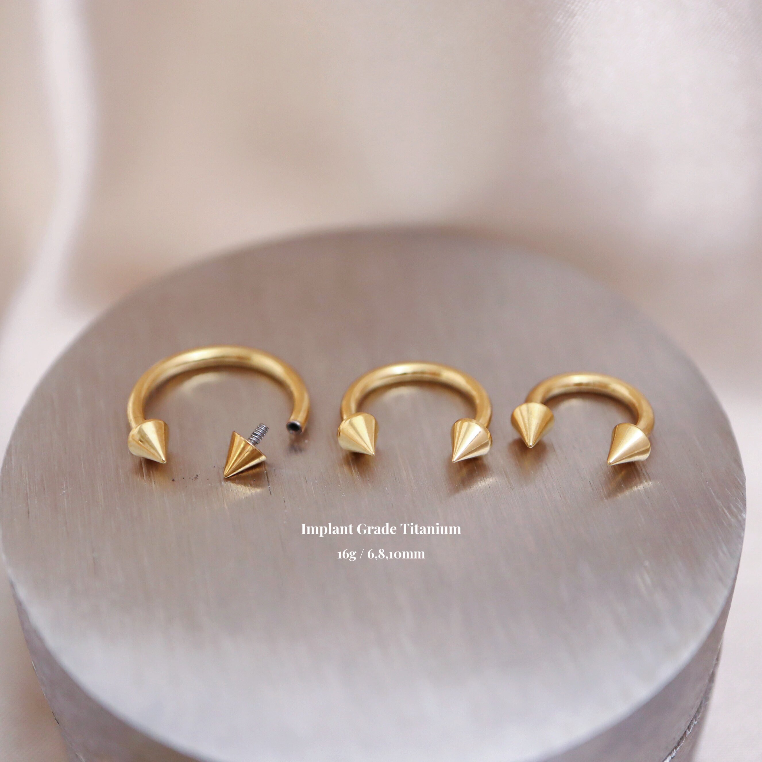 thumbnail image 2 of BodyBonita TripleDouble Hoop Nose Ring - 316L Barbados | Ubuy 2 of 10