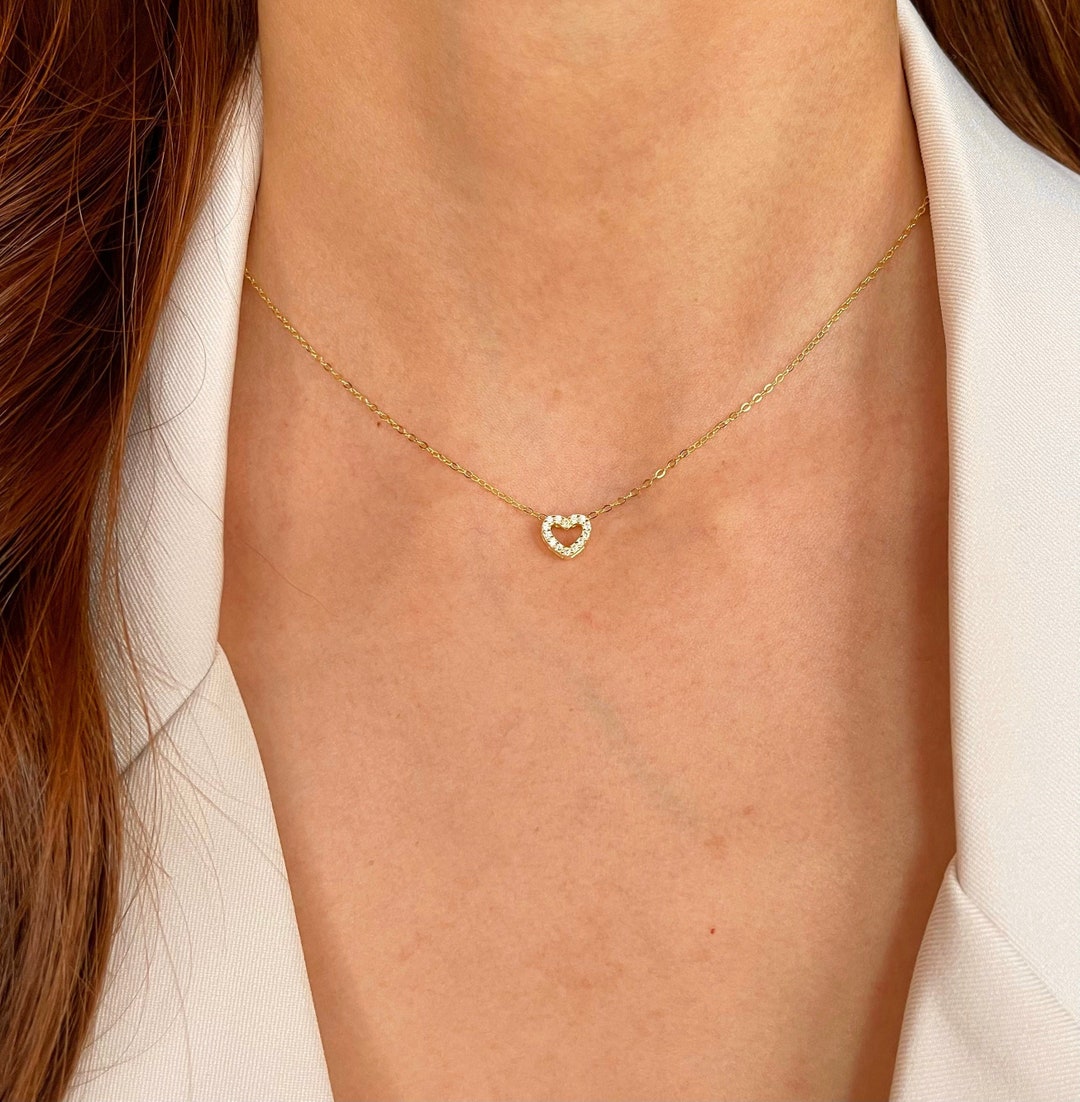 chigo 高山都コラボ Open Heart Chain Pendant