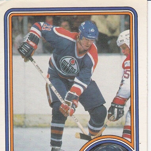 Mark Messier Hockey Card (Edmonton Oilers) 1984 O-Pee-Chee #254