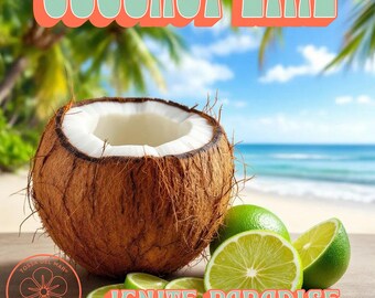 Coconut Lime Soy Candle - Escape to the Tropics