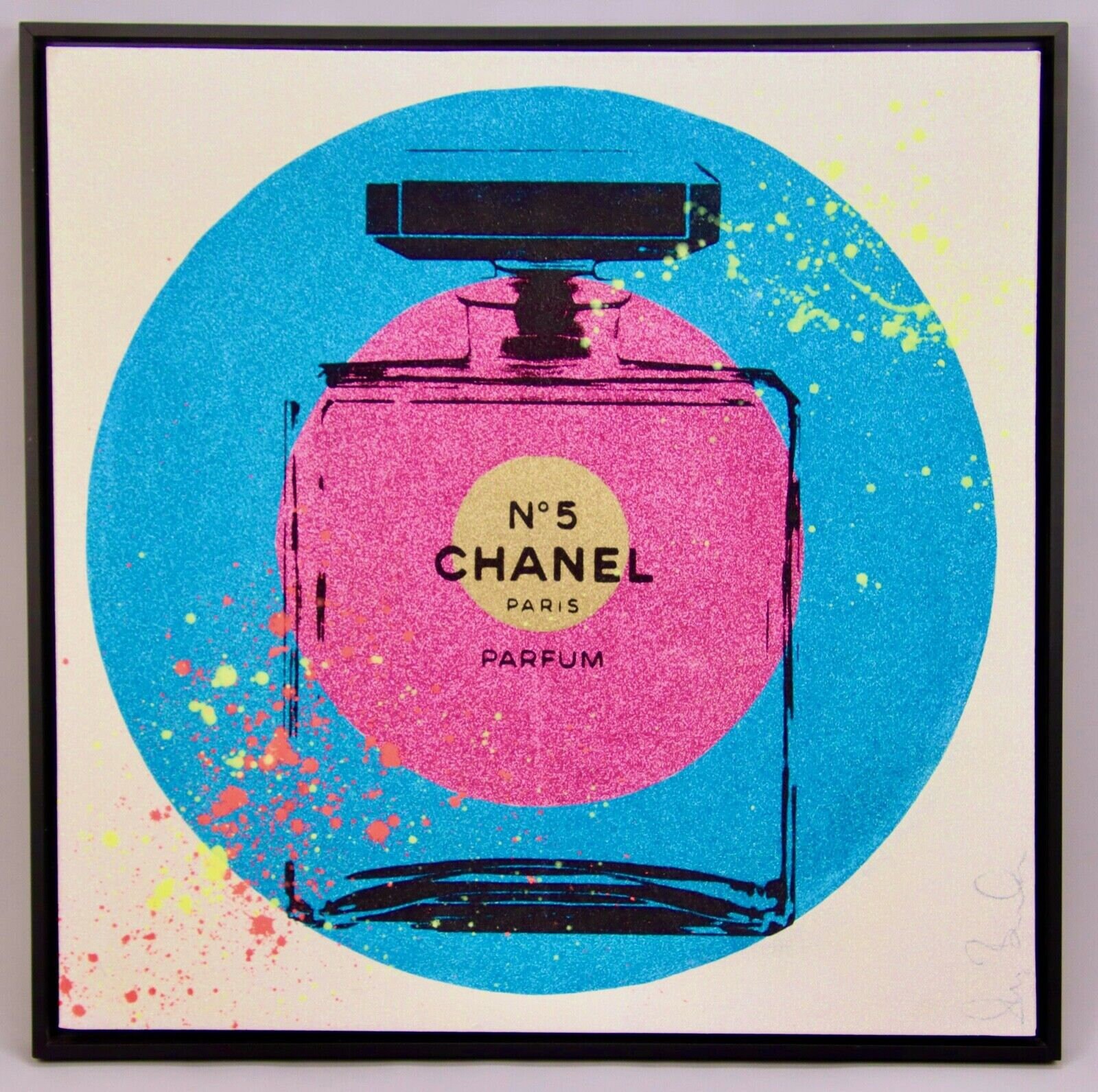 Shane Bowden CHANEL Circle Color Splash Signed Art 40 - Etsy Canada