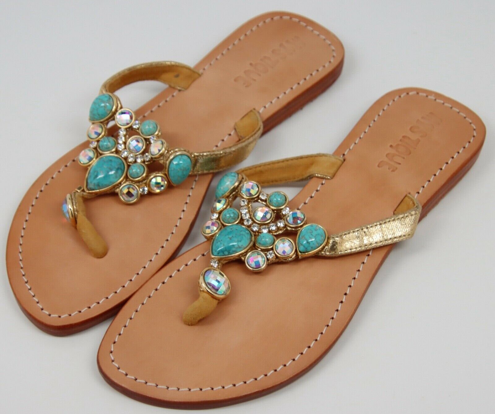 Jeweled Sandals - Etsy