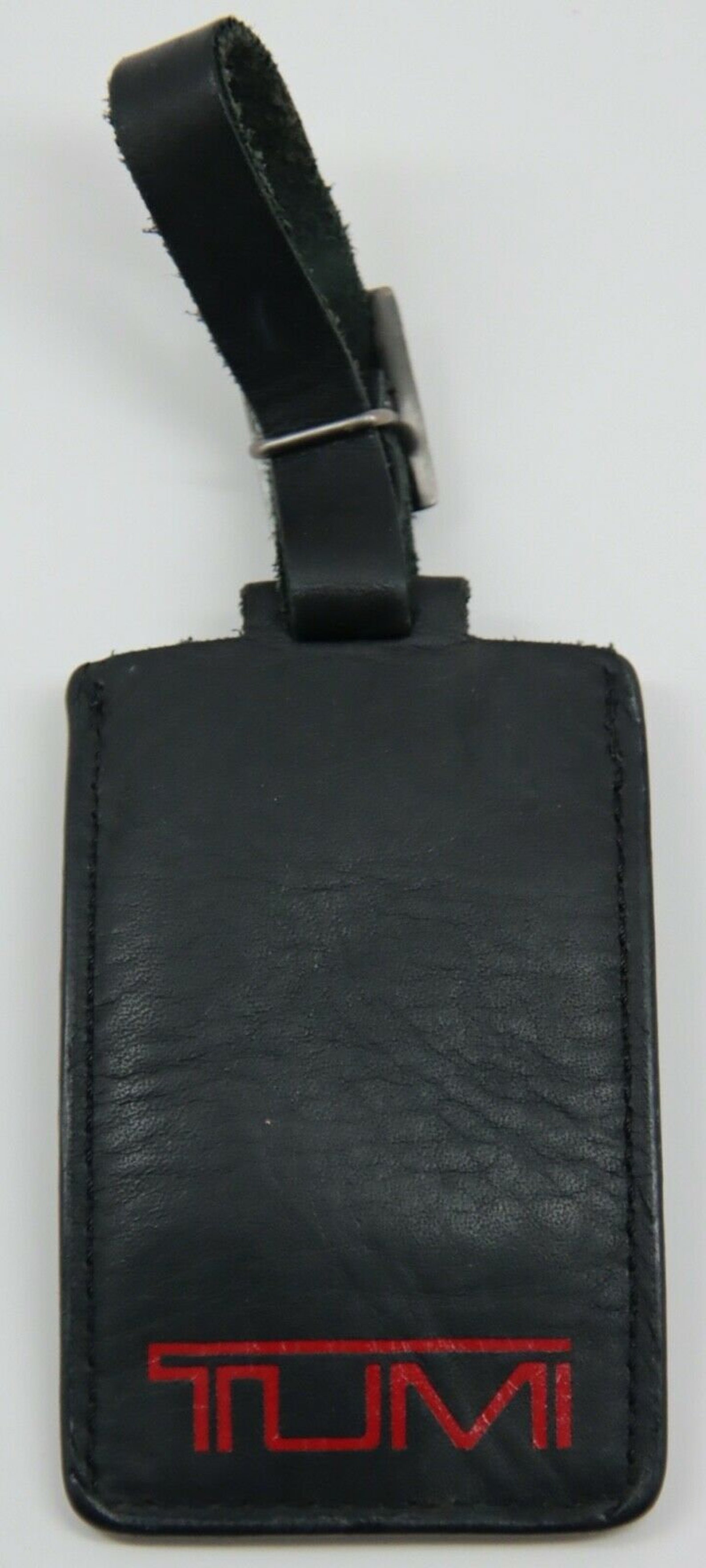 Black Leather TUMI Luggage Tag Etsy