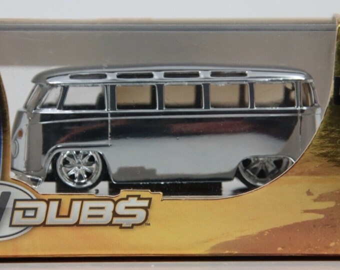 Jada Toys Vdubs Limited Chrome 1962 VW Bus Volkswagen 164 Die Cast