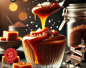 Salted Caramel Allure Soy Candle - Perfect Harmony of Sweet & Salty