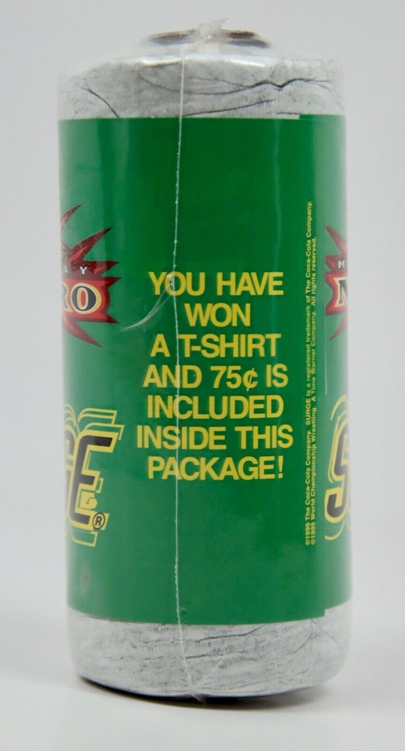 Rare - 1999 Coca Cola SURGE Monday Nitro TNT T-Sh… - image 3