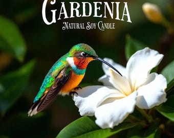 Willie&#39;s Gardenia Soy Candle - The Scent That Feels Like Home