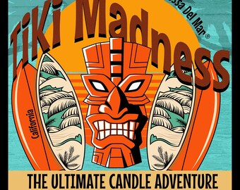 Tiki Madness - The Ultimate Candle Adventure Tropical Scent Soy Candle
