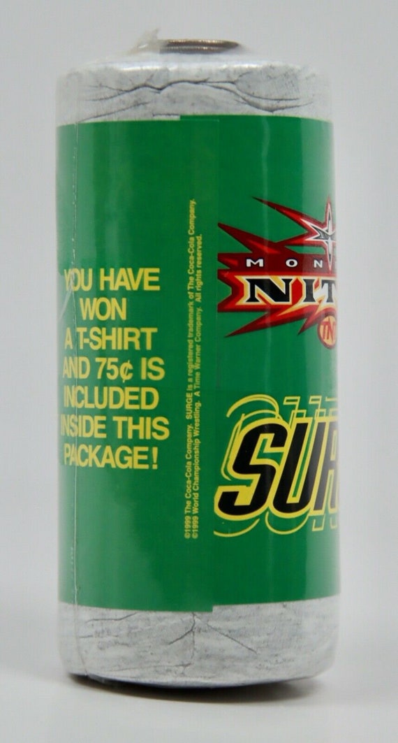 Rare - 1999 Coca Cola SURGE Monday Nitro TNT T-Sh… - image 6