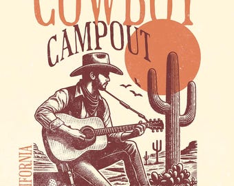 Cowboy Campout Campfire-scented Soy Candle - Where Campfire Sparks and Wild Tales Light Up the Night