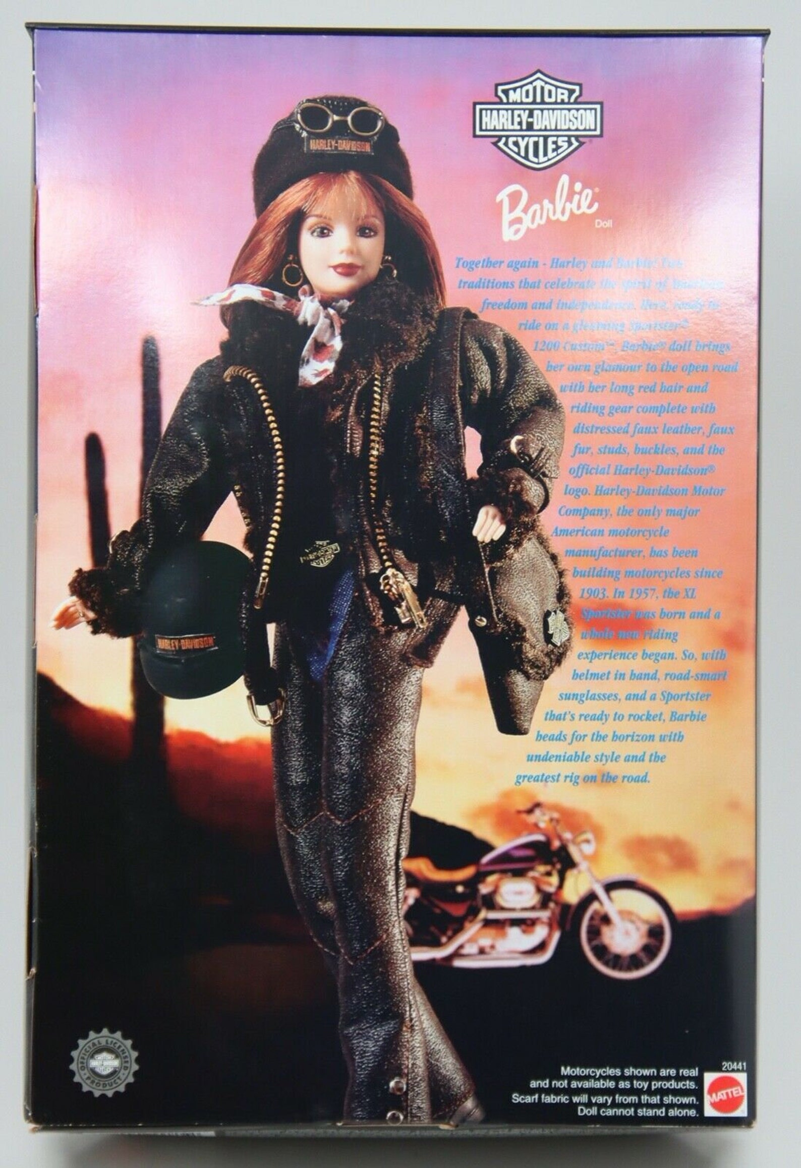 1998 Barbie REDHEAD in CHAPS 2 in Series 20441 Harley Davidson | Etsy