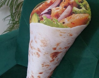 Kebab pillow, Food pillow,