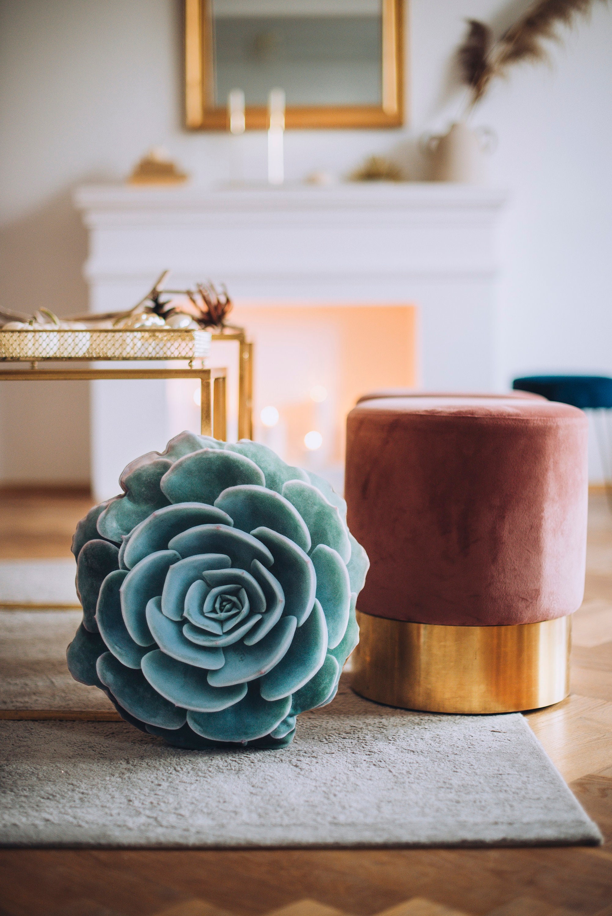 Succulent Green Pillow Succulent Pillow Plant Pillow Home Etsy UK