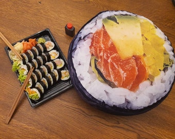 Sushi pillow, Food pillow, Futomaki Pillow