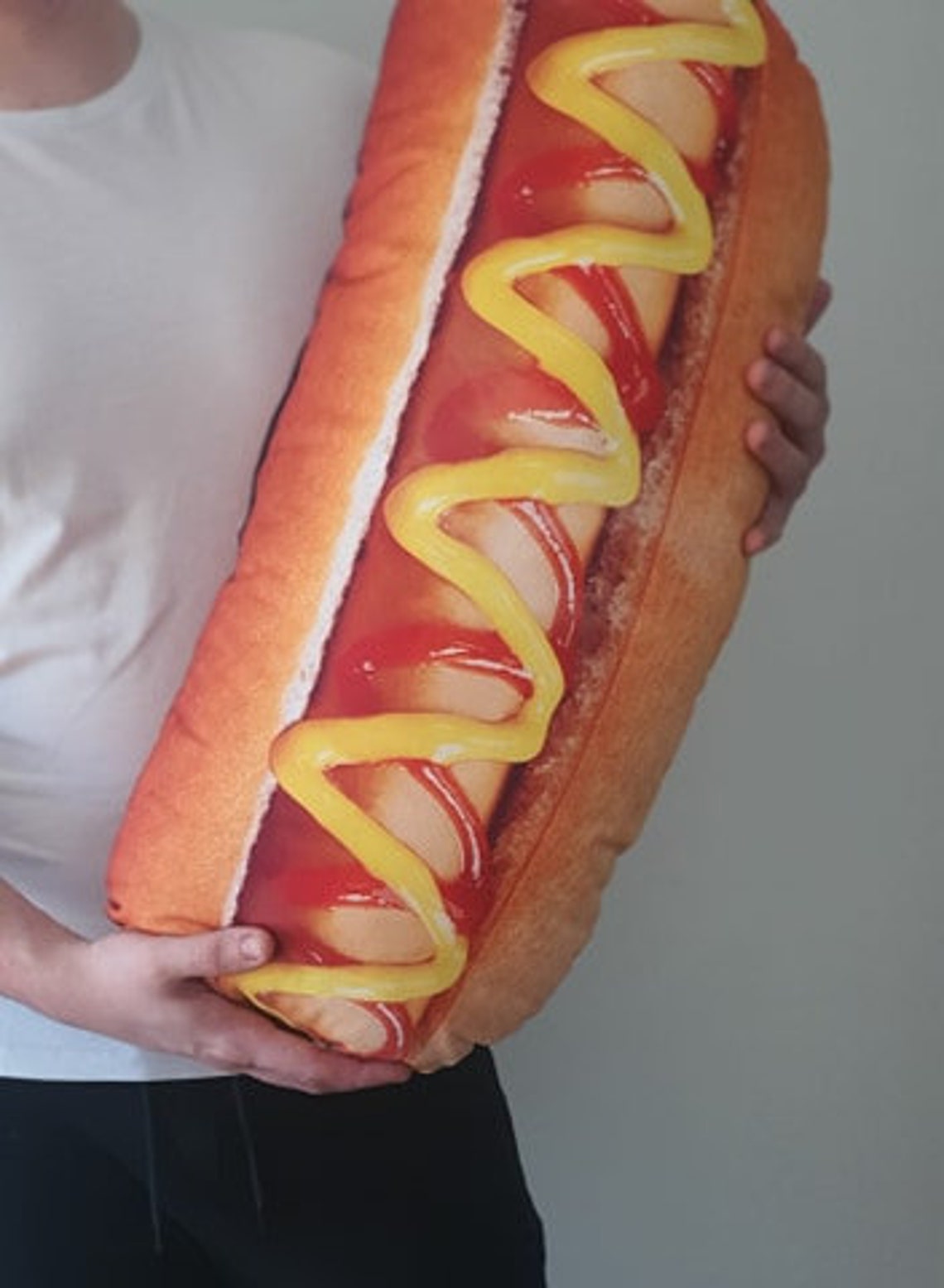 Hot Dog Pillow Food Pillow Hot Dog Shaped Pillow - Etsy