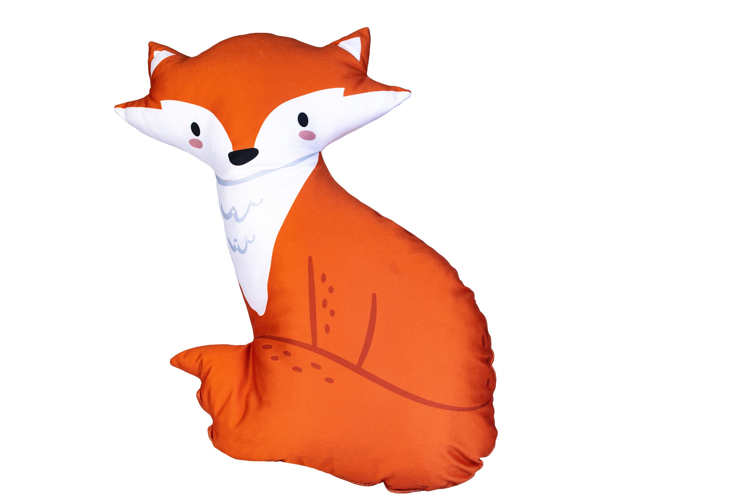 Pillow for Children Forest Animals Pillow Fox Pillow Etsy