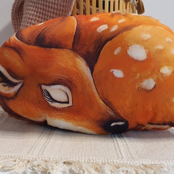 Sleeping Sarenka pillow, forest animals, animal pillows