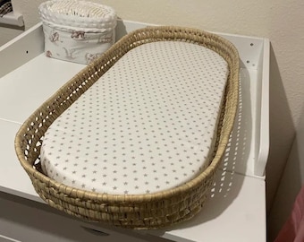 CHANGING BASKET in PALM - Natural & Ideal baby change -