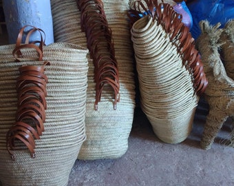 Grossista di cestini per borse - Artisanal Morocco - shopping al mercato sulla spiaggia - paglia di vimini - RIVENDITORI CONTATTAMI