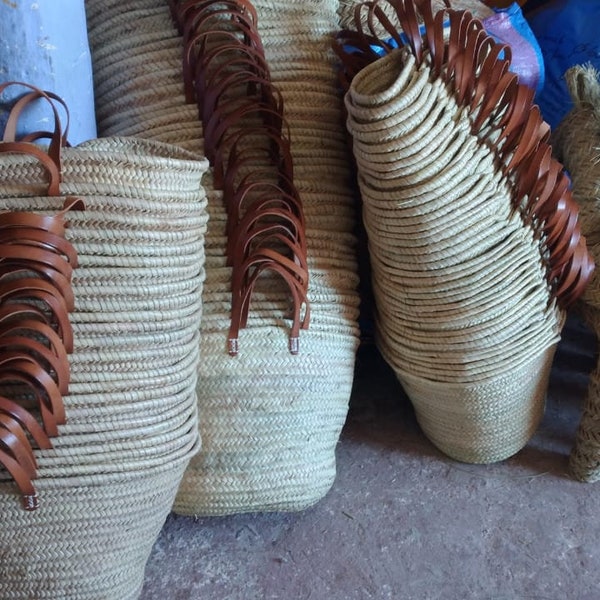 Wholesaler in shopping baskets bag - Artisanal Morocco - beach shopping market - straw reed wicker - RETAILERS CONTACT ME