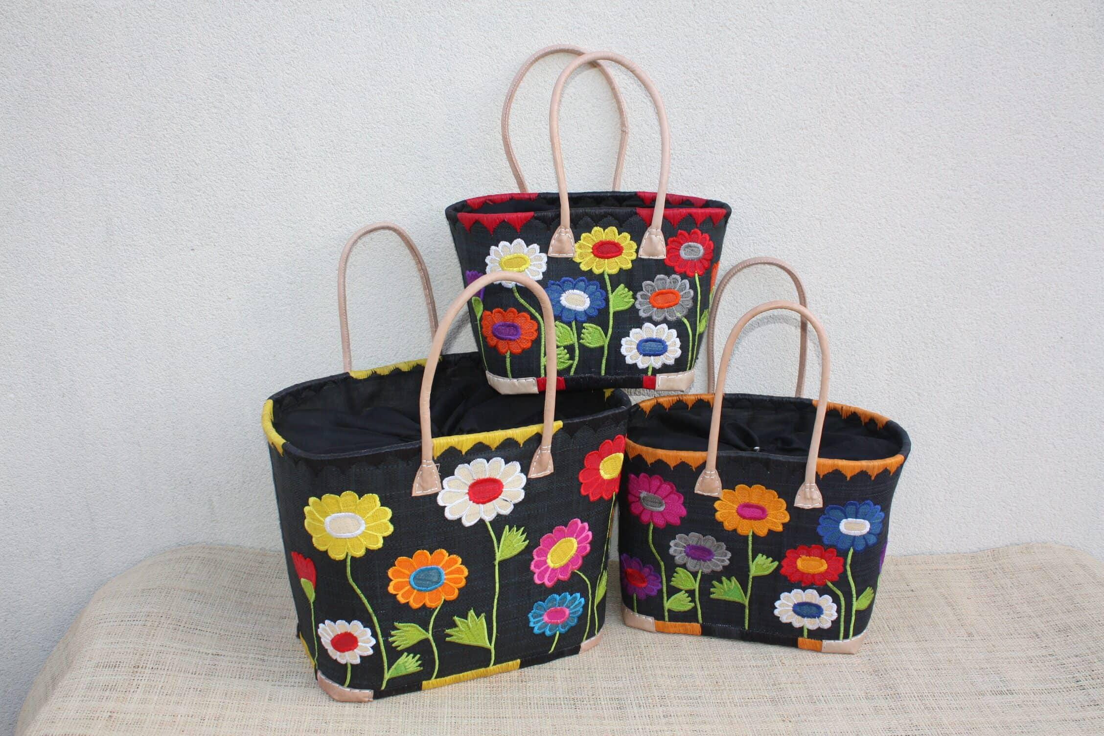 Sac à main écru, sac au crochet, fait à la main, en coton, anses en