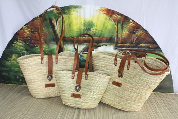 Superbe Sac Anses Longues Cuir Fermeture Valise Cabas march s