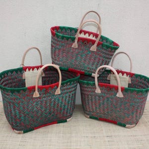 Bunte korb madagaskar