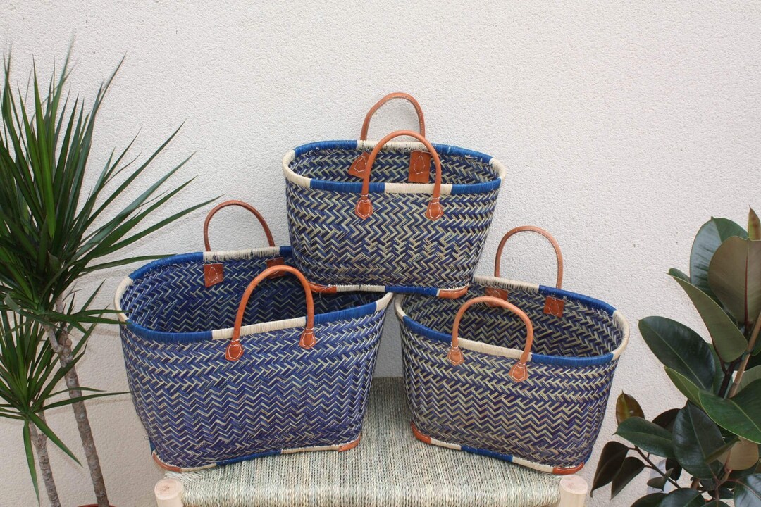 Medium Fair Trade Madagascar Basket - perfect for knitting main image 0