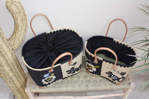 Cabas en rabane hot sale
