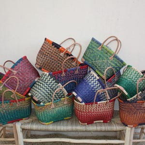 Bunte korb madagaskar
