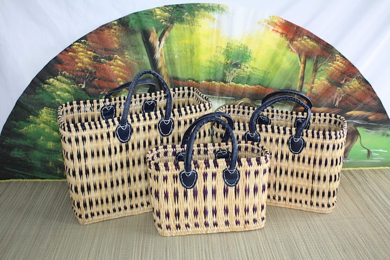 Lot de 10 Paniers en jonc Grossiste sac cabas marocain 7 MOD LES