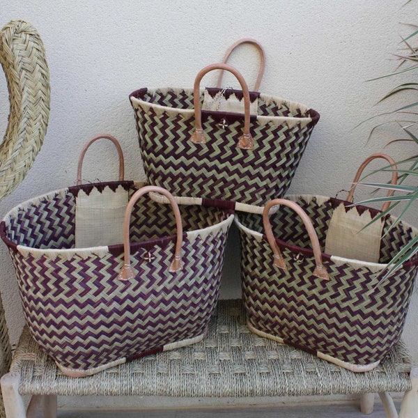 Raffiachat Large Raffia Shopping Bag - Natural main image 1