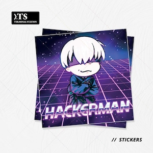 Hackerman 9S Sticker | Nier Automata