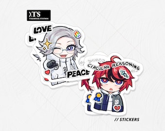 Aotsuki Eito & Sumino Takumi Silly Vinyl Die-Cut Sticker | HNDR