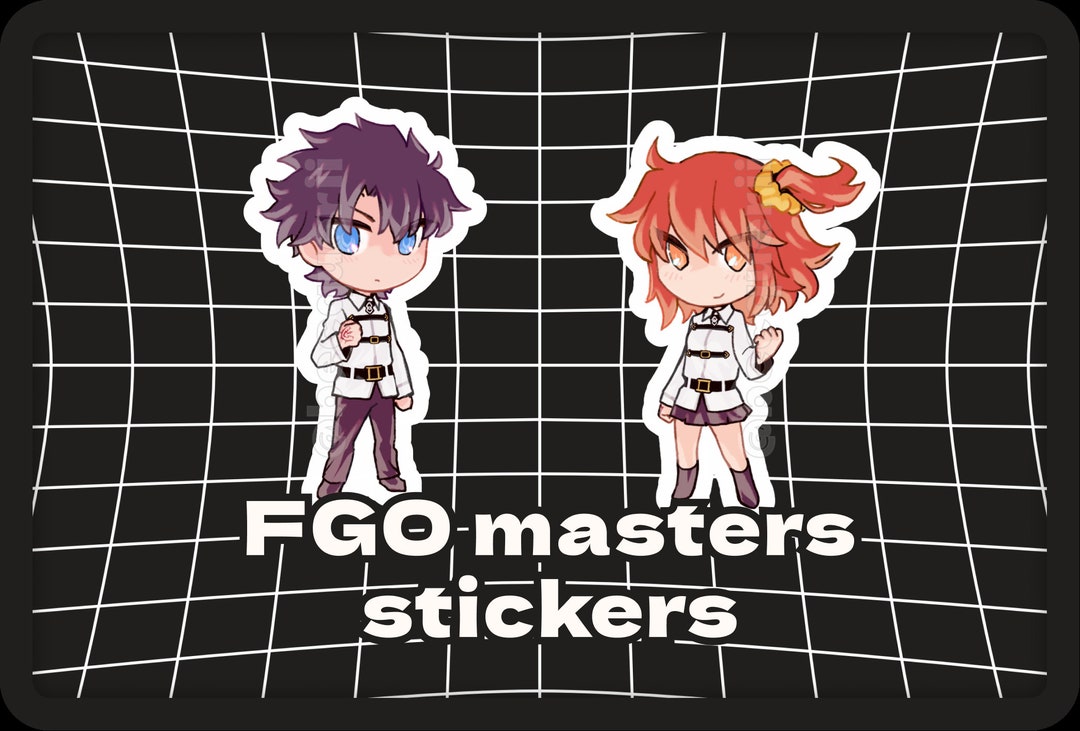 Oberon & Ritsuka Die Cut Sticker Fate Grand Order 