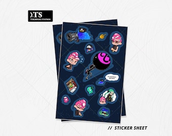 Octo Expansion Agent 8 Sticker Sheet | Splatoon Series