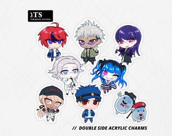 Hundred Line Cast SDU Members Acrylic Charm Keychains Vol. 1 | HNDR