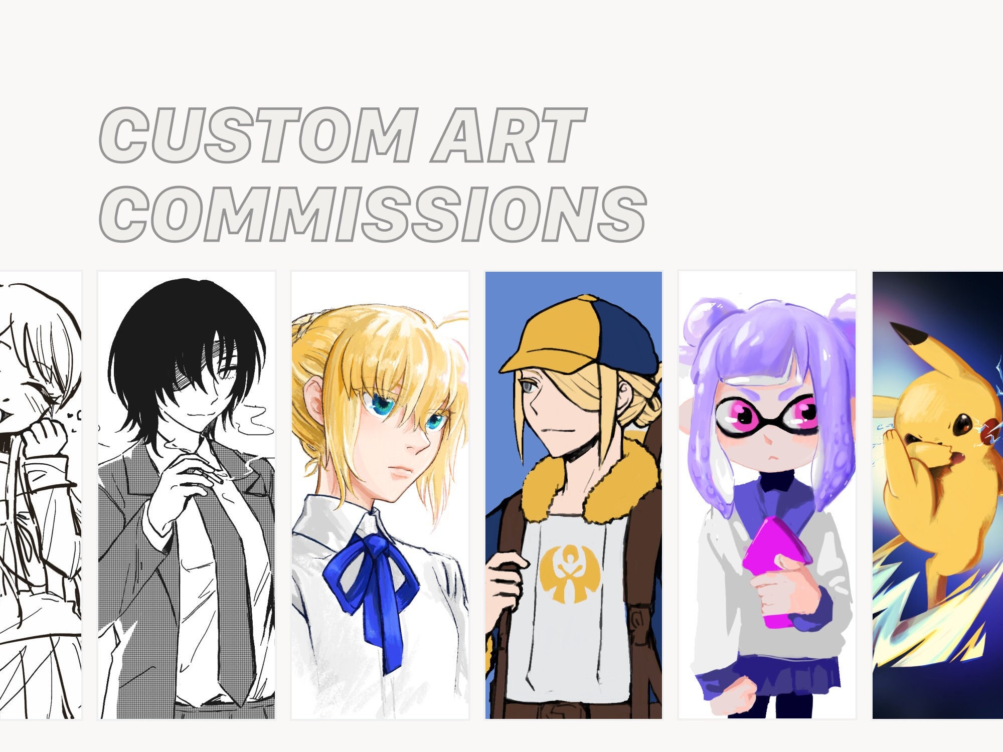 Free Anime Art Commissions – Free Anime Character Commissions – FGRA