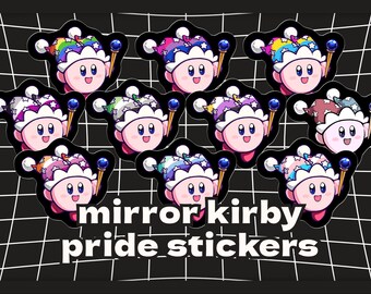 Pride Flag Hat Mirror Kirby | Kirby Series