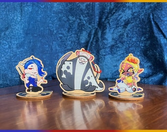 Shiver Frye Big Man Deep Cut Wooden Charm Standee | Splatoon 3