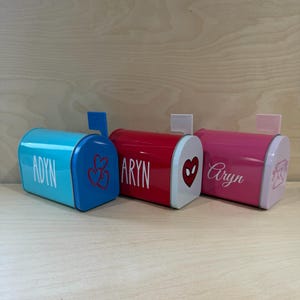 Custom Valentine's Day Stickers / Mailbox Tin