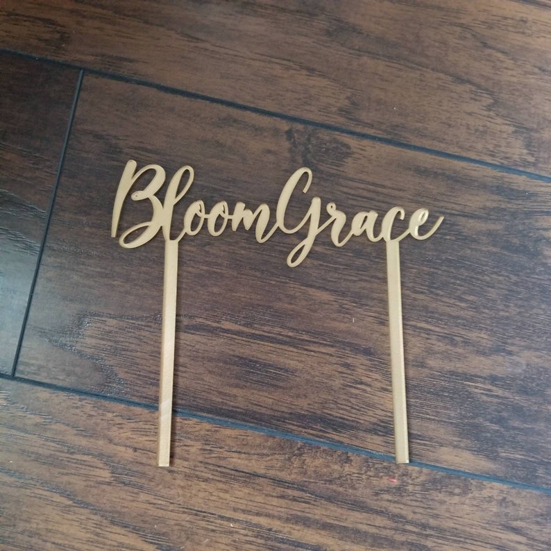 Custom Acrylic Table Topper / Cake Topper / Birthday Cake Etsy