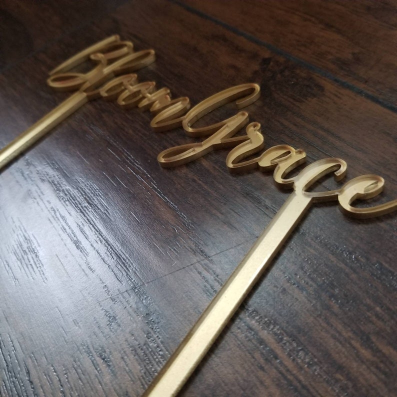 Custom Acrylic Table Topper / Cake Topper / Birthday Cake Etsy