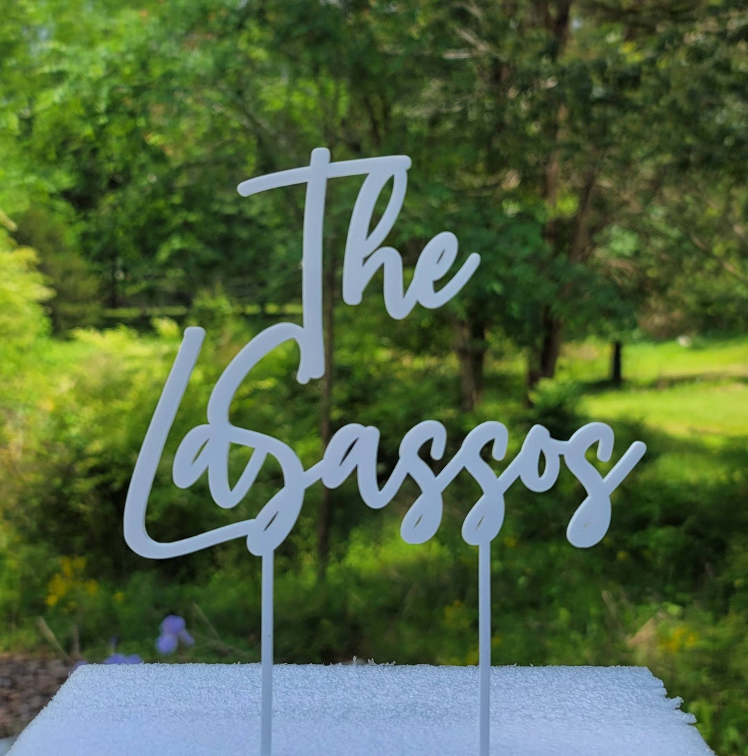 Custom Acrylic Table Topper / Cake Topper / Birthday Cake Topper