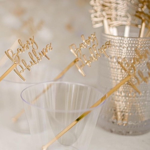 Acrylic Drink Stirrers / Custom Name Place Settings