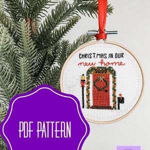 New Home Christmas Cross Stitch PDF Pattern