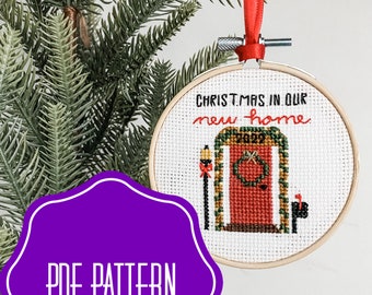 New Home Christmas Cross Stitch PDF Pattern