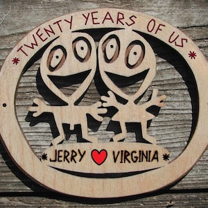 20 Anniversary, 20 Year Anniversary Gift for Her, 20 Years Wedding Anniversary Gift for Him, Best 20th Year Anniversary Gifts for Couples