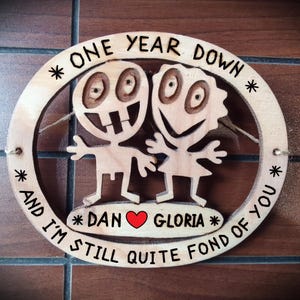 Regalo per il primo anniversario di matrimonio, regalo per il primo anniversario di matrimonio per coppie, regalo personalizzato con i nomi per il primo anniversario di matrimonio, regalo per l'anniversario di un appuntamento